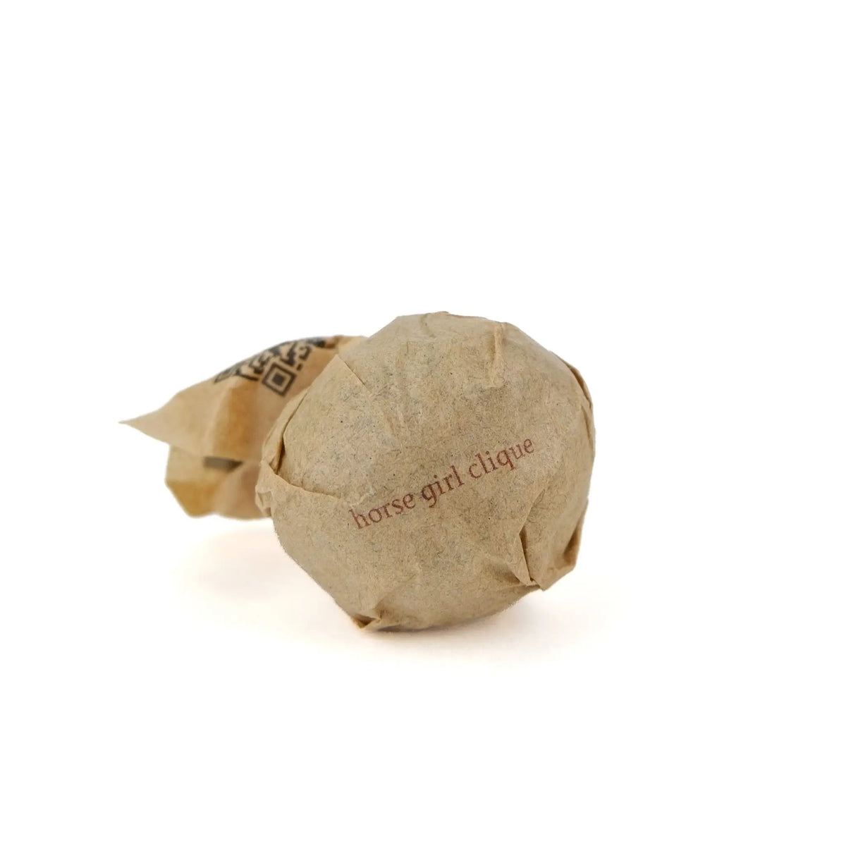 Two 2026 White2Tea Horse Girl Clique black tea minis in kraft paper wrappers