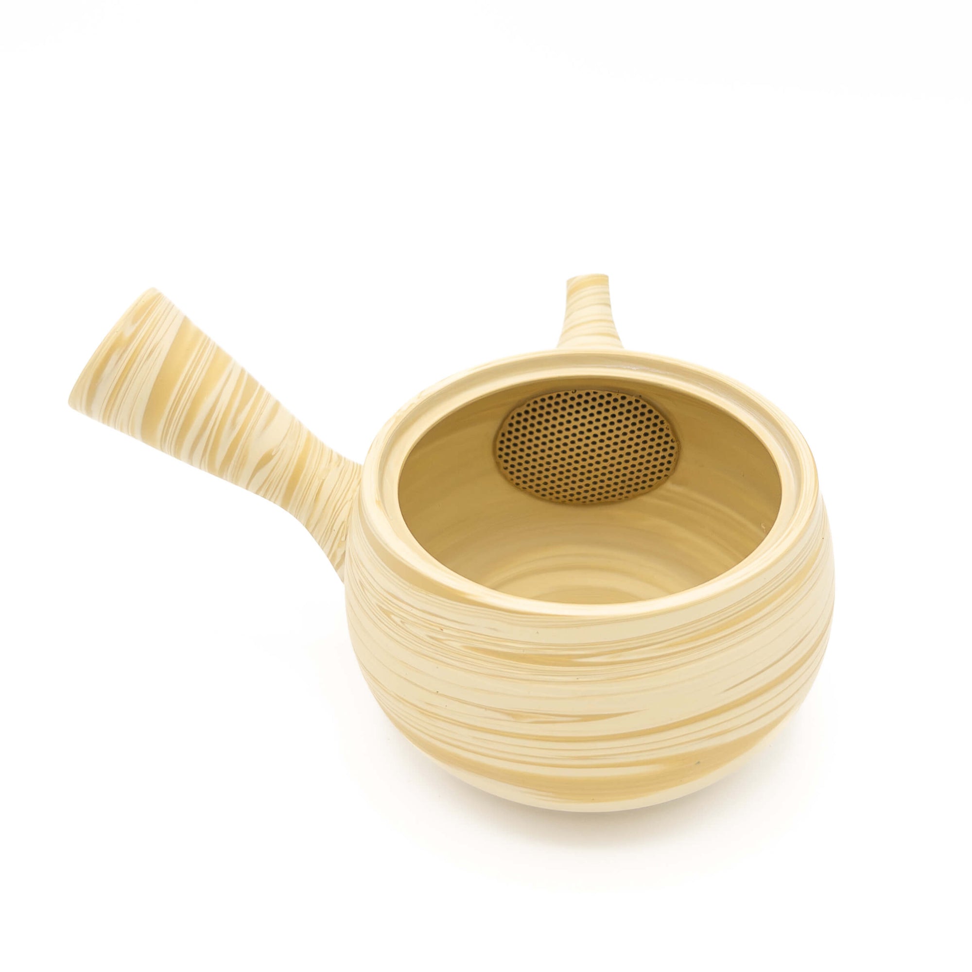 Nerikomi Japanese Kyusu from Tosen Kiln - Tokoname (~240ml)