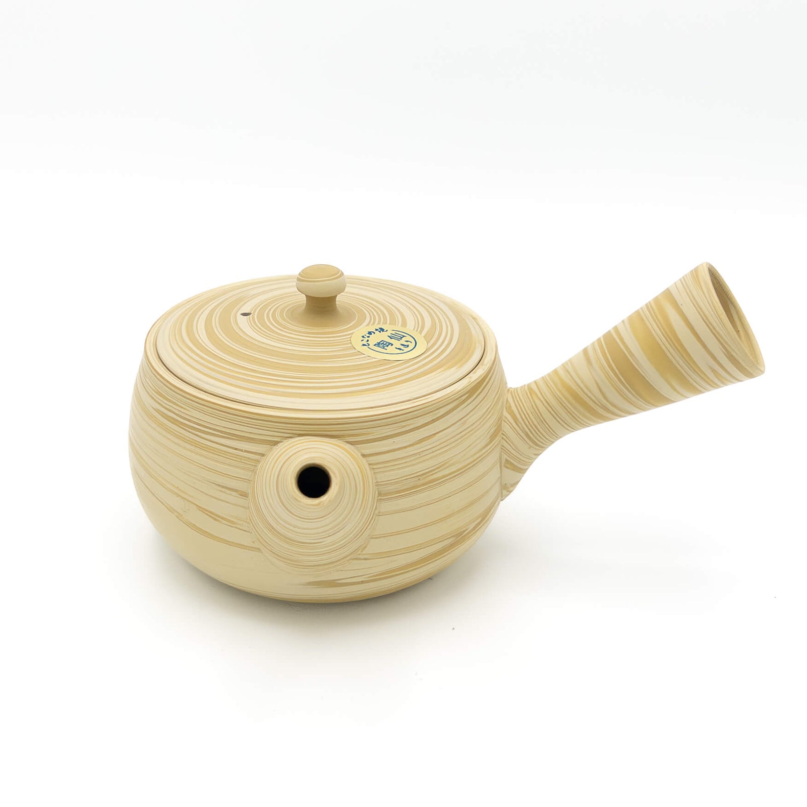 Nerikomi Japanese Kyusu from Tosen Kiln - Tokoname (~240ml)