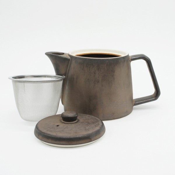 Ancient Pottery Stoneware Teapot from Japan