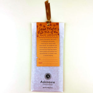 Askinosie Sweet Potato White Chocolate Bar