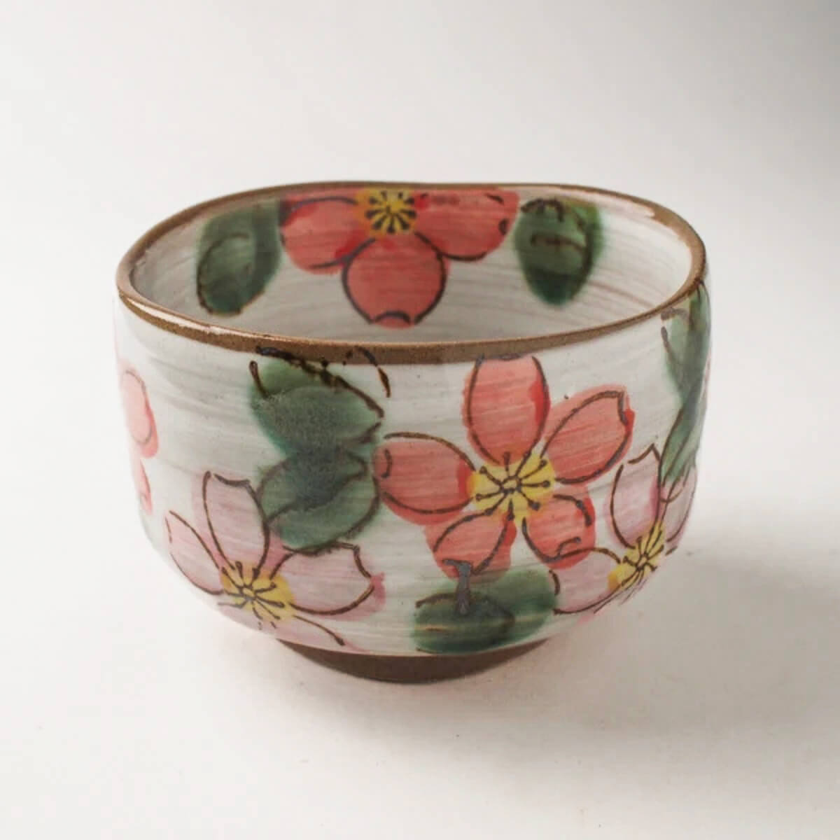 Matcha Bowl with Cherry Blossoms