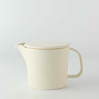 Moment Japanese Teapot Cream White by Konare | The Steeping Room