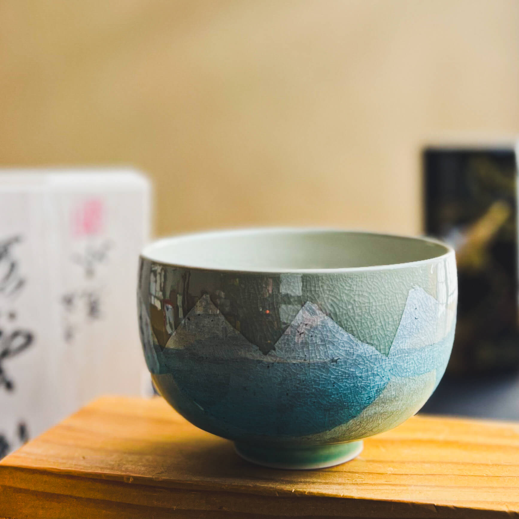 Ginsai Blue Matcha Bowl