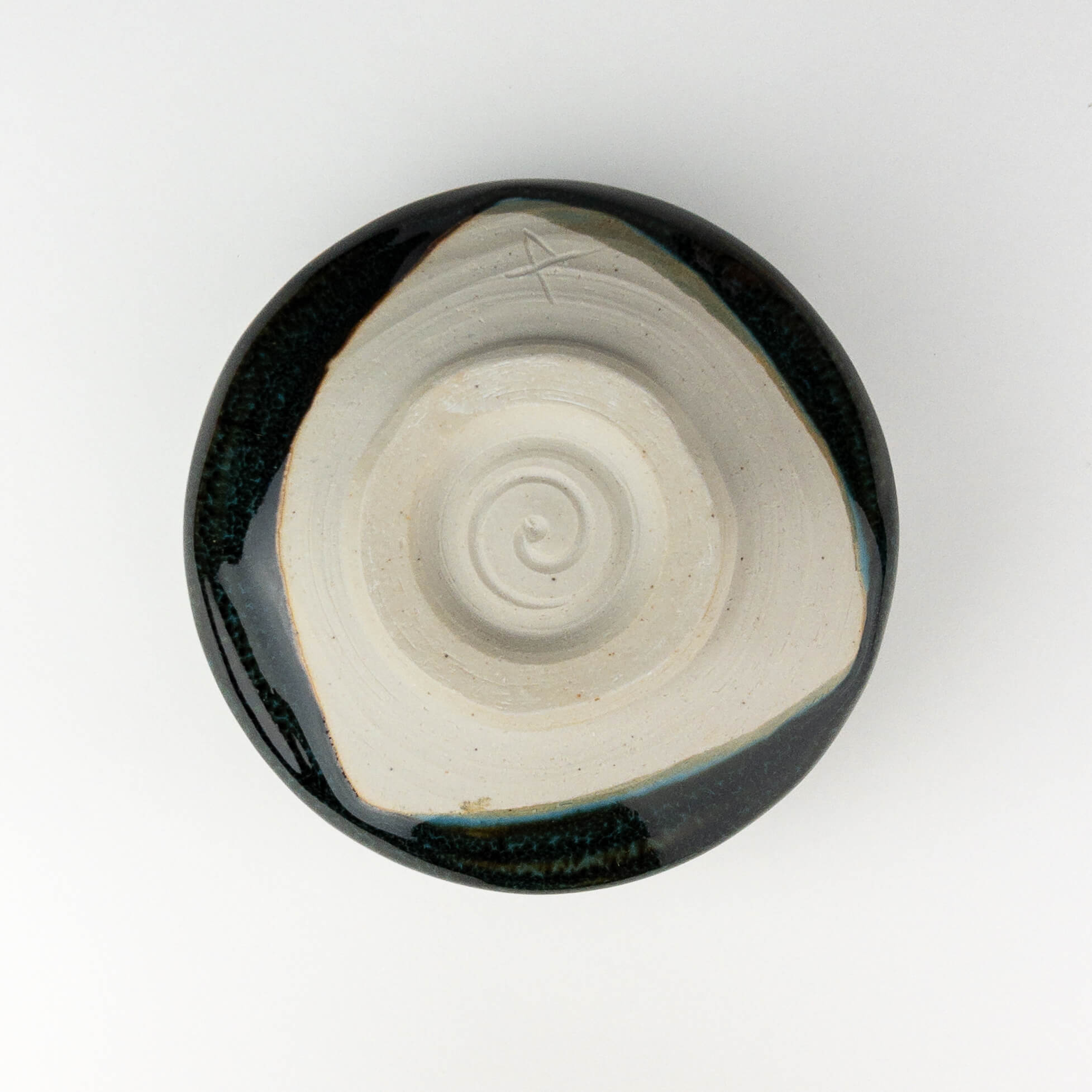 Underside of Heaven's Eye Matcha Bowl from Japan