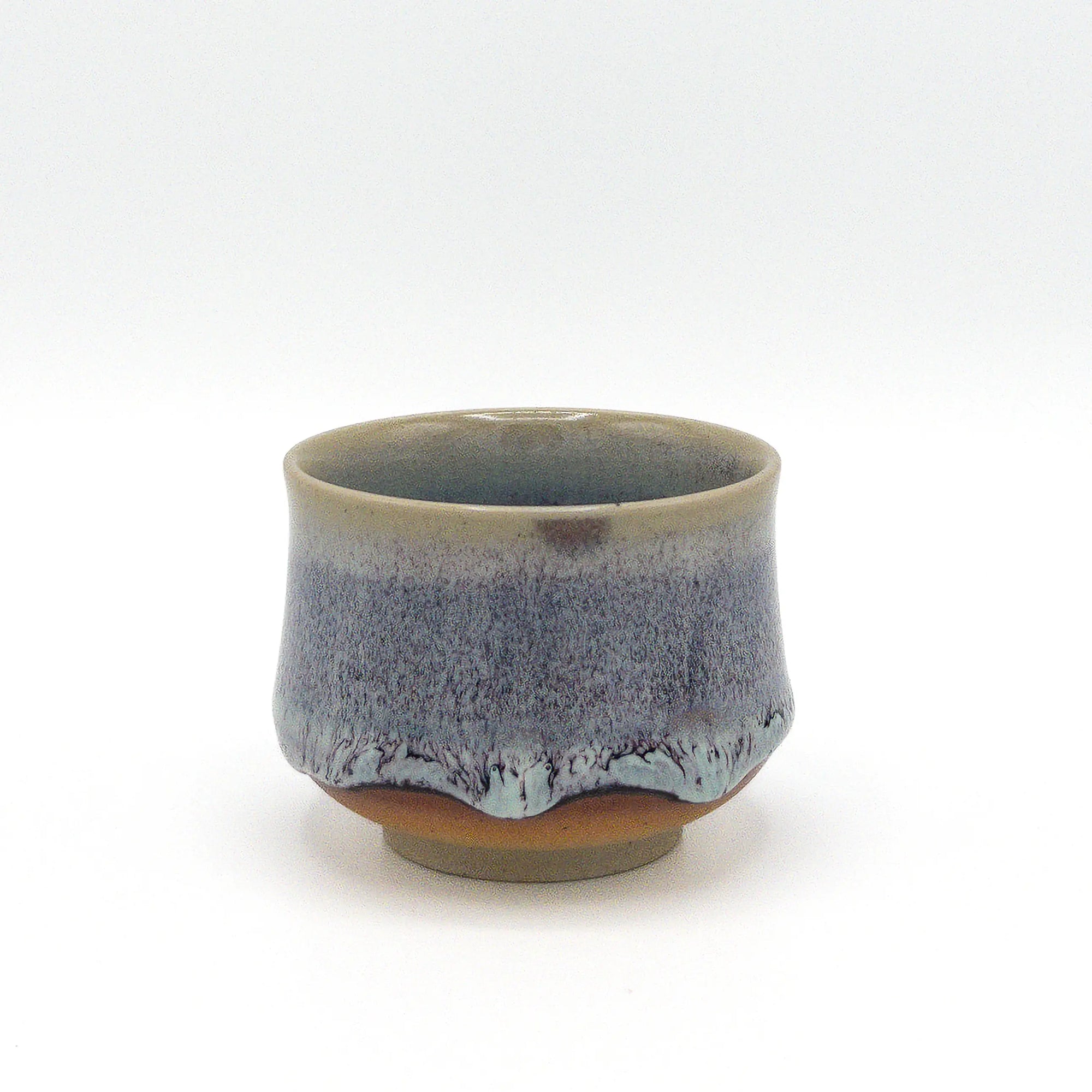 Huaning Pottery Handmade Cup on white background