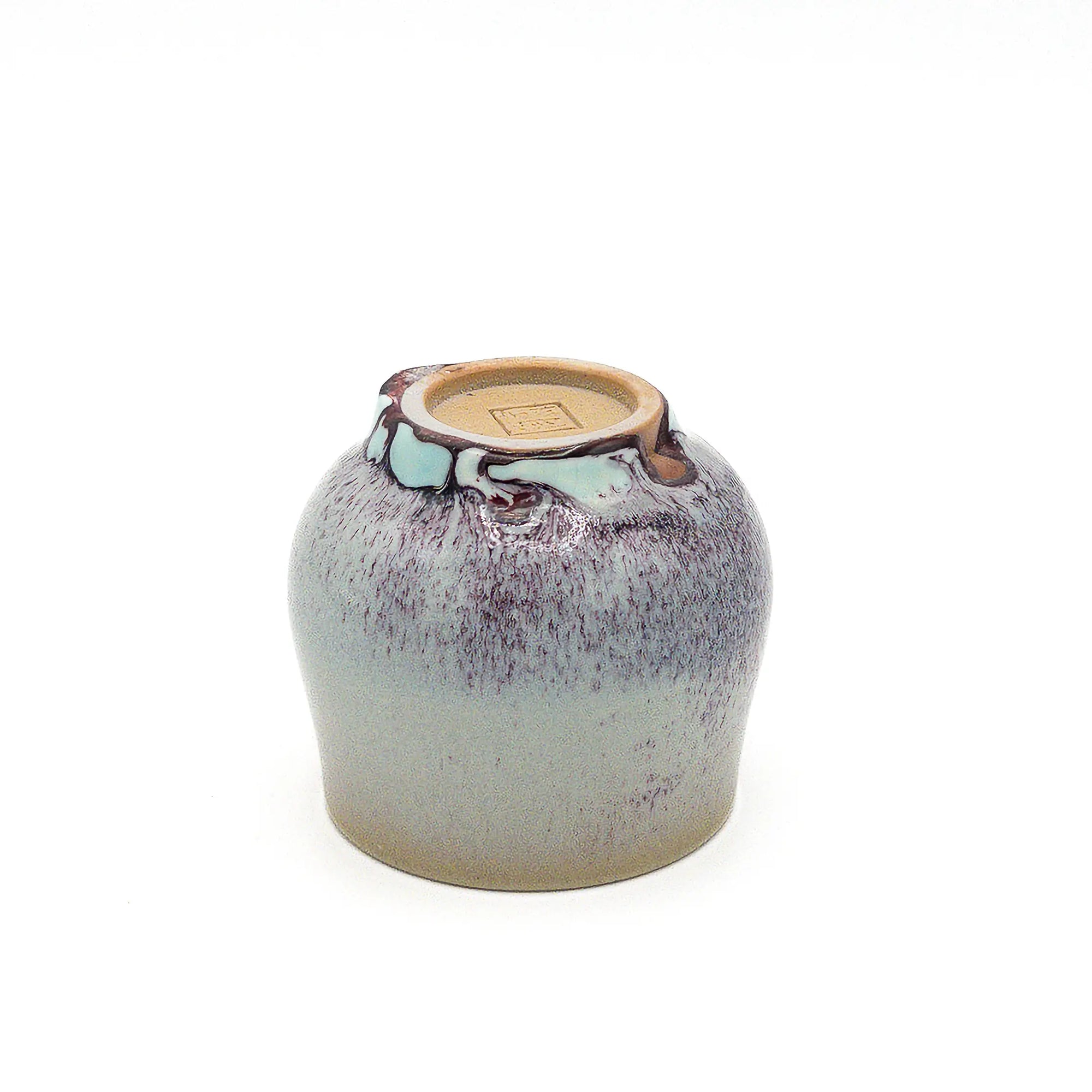 Huaning Pottery Handmade Cup #B - Upside Down View