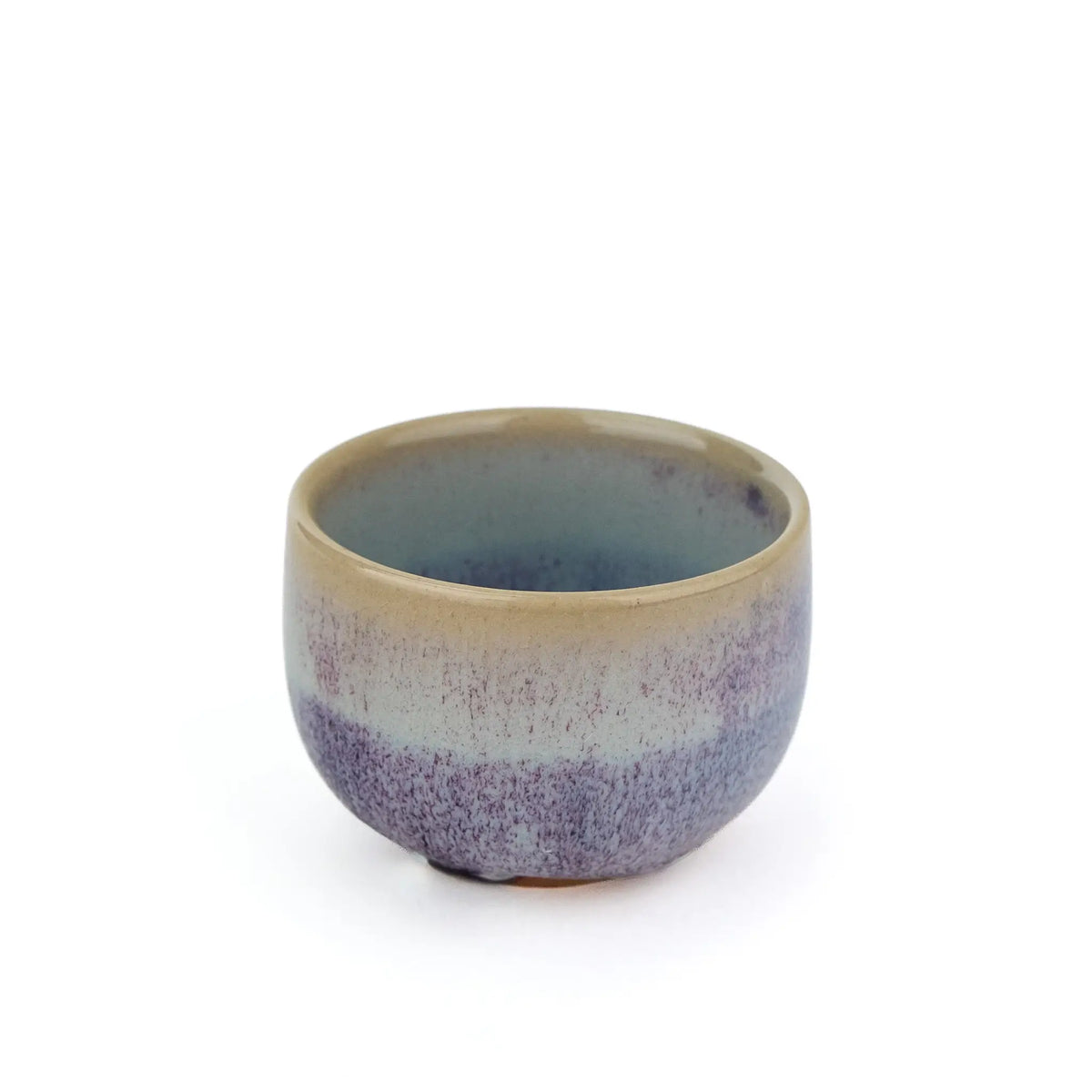 Huaning Pottery Handmade Cup - side view from above