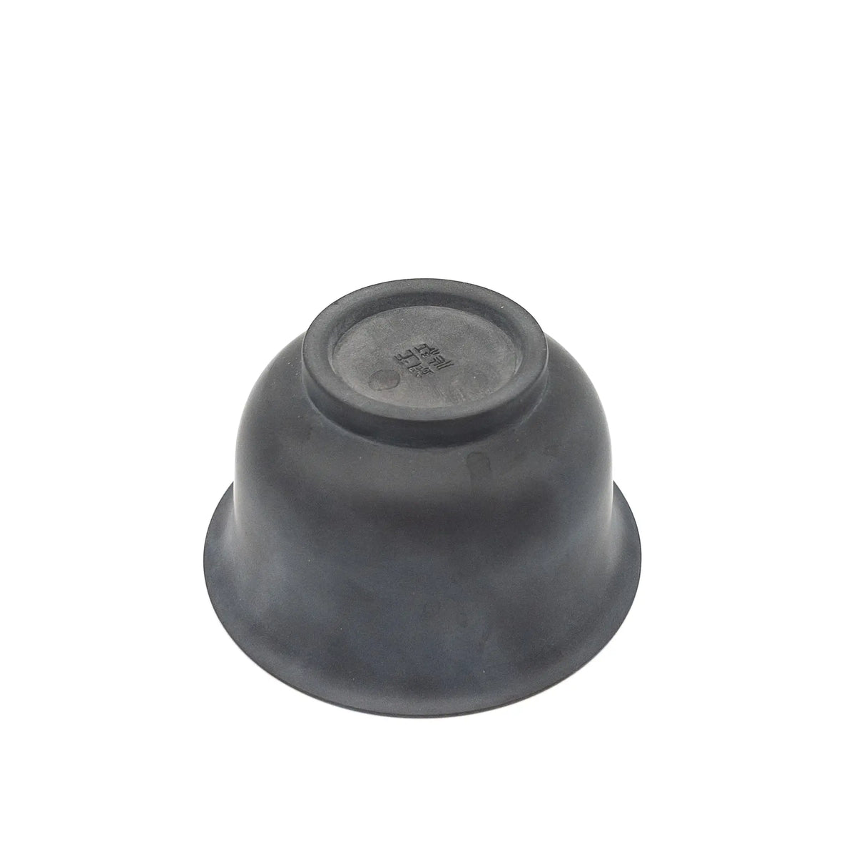 Jianshui Pottery Black Gaiwan - underside view
