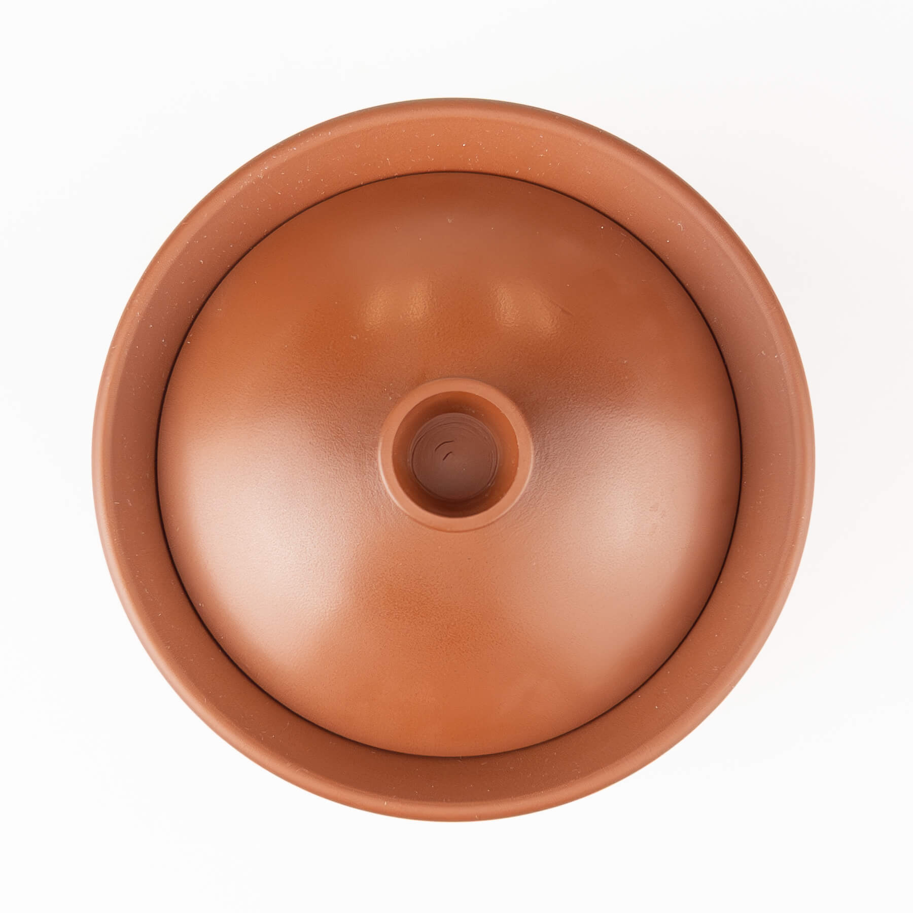 Jianshui Pottery Red Gaiwan Overhead
