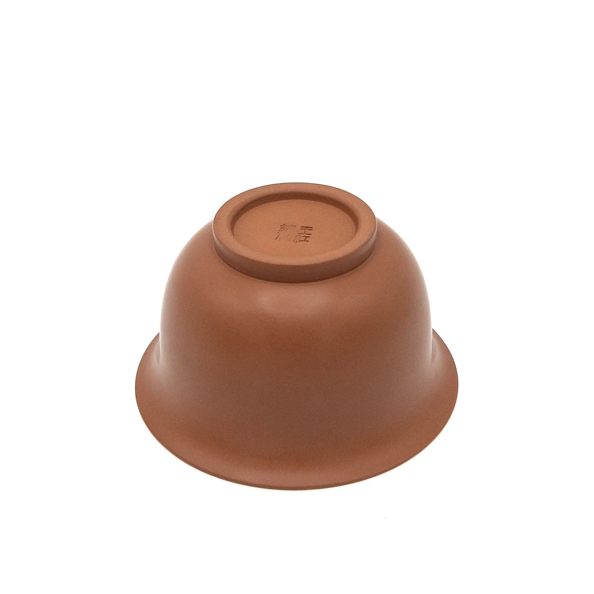 Jianshui Pottery Red Gaiwan - Underside View