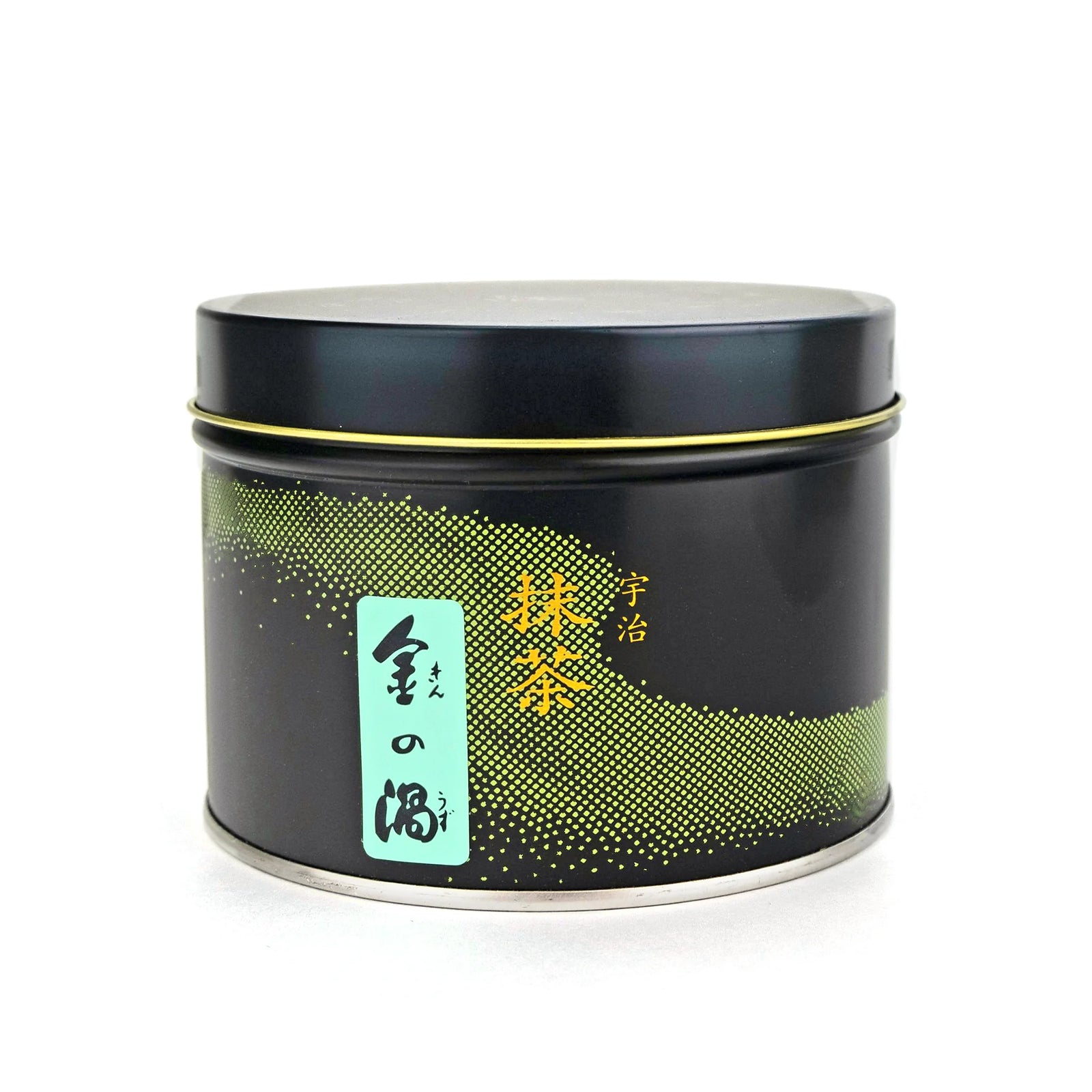 Hekisuien Kin no Uzu matcha 150g can, front label