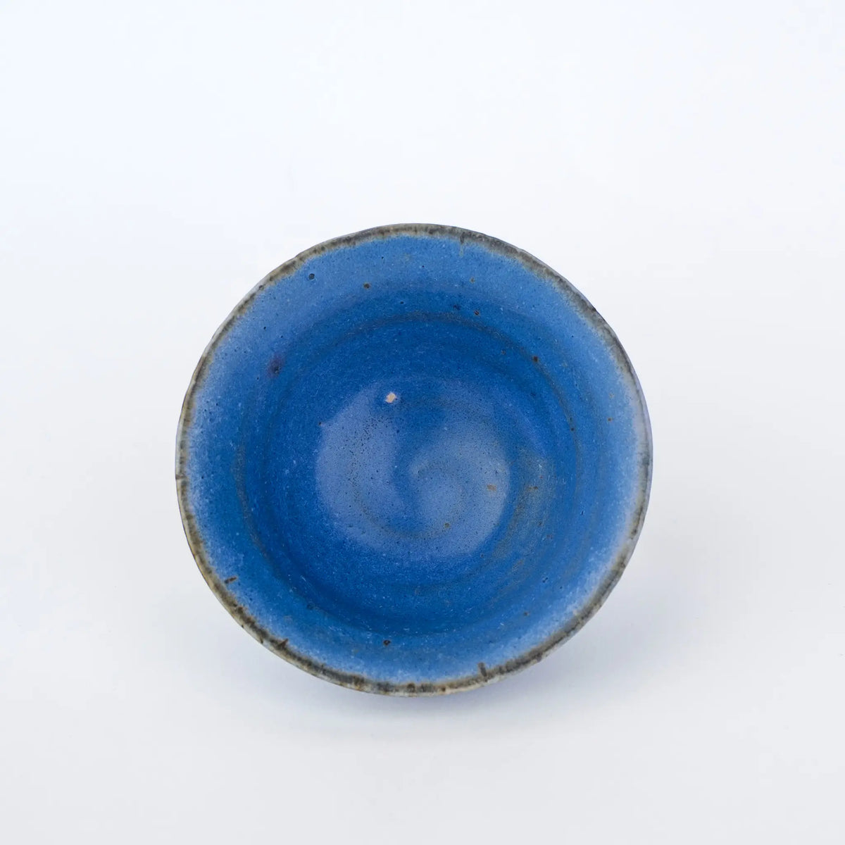 Mark Mohler Handmade Gong Fu Cup #2G on a white background - inside view