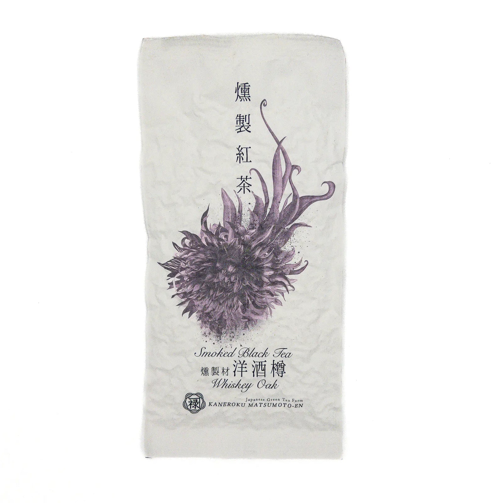 A package of Matsumoto's Whisky Barrel Smoked Black Tea from Japan