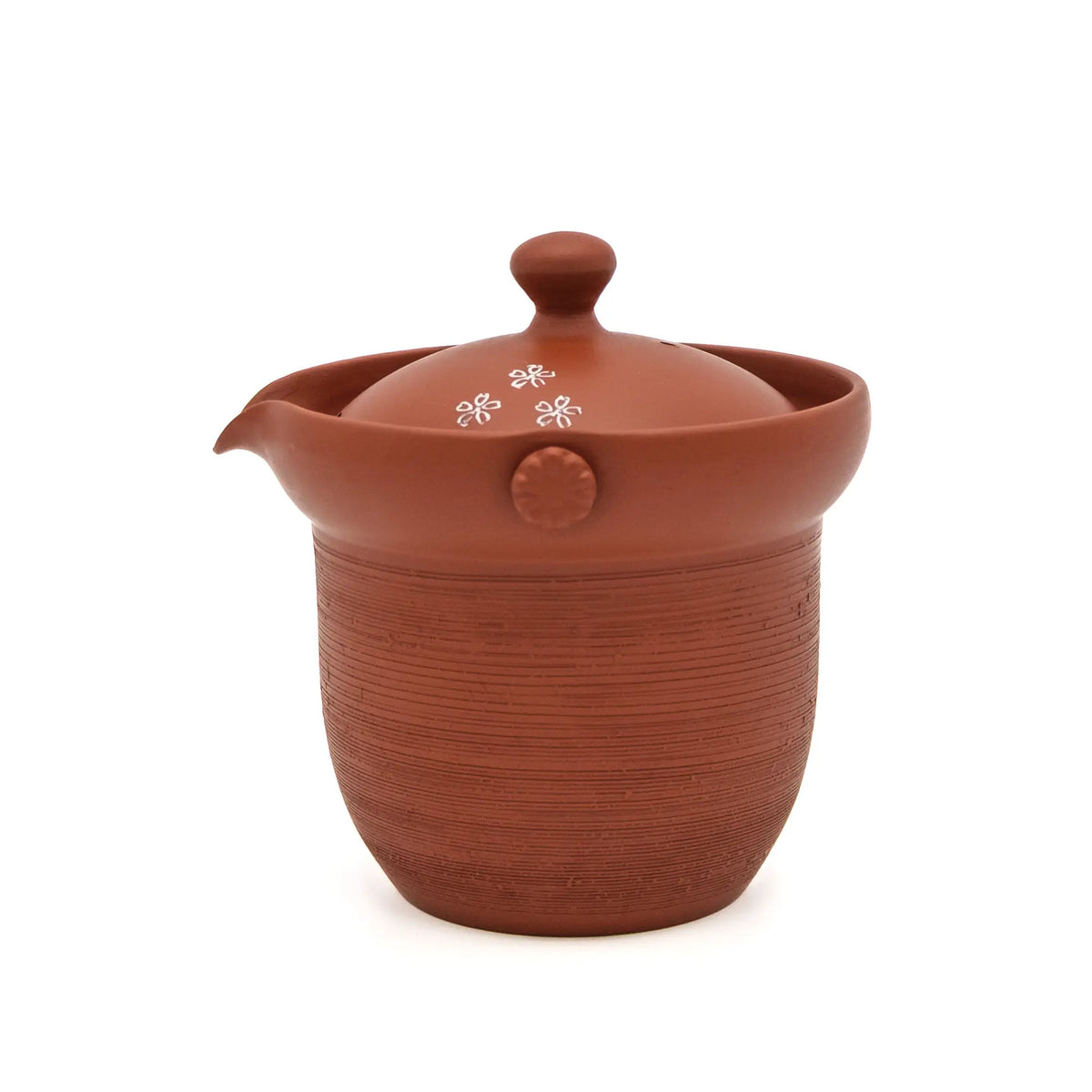 Sakura Tokanome Kyusu Japanese Teapot on White Background 