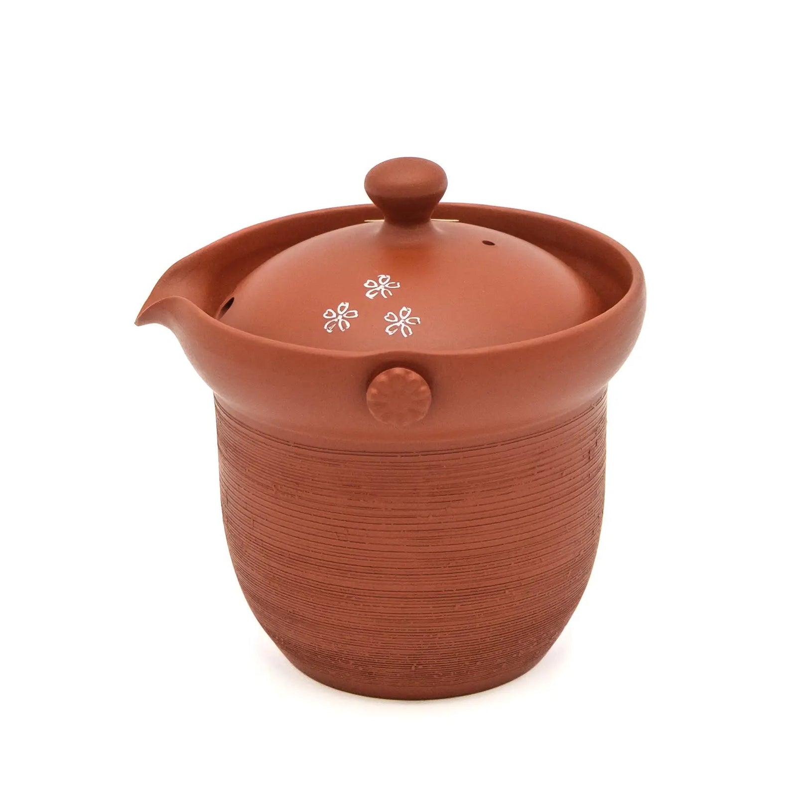 Sakura Tokanome Kyusu Japanese Teapot on White Background
