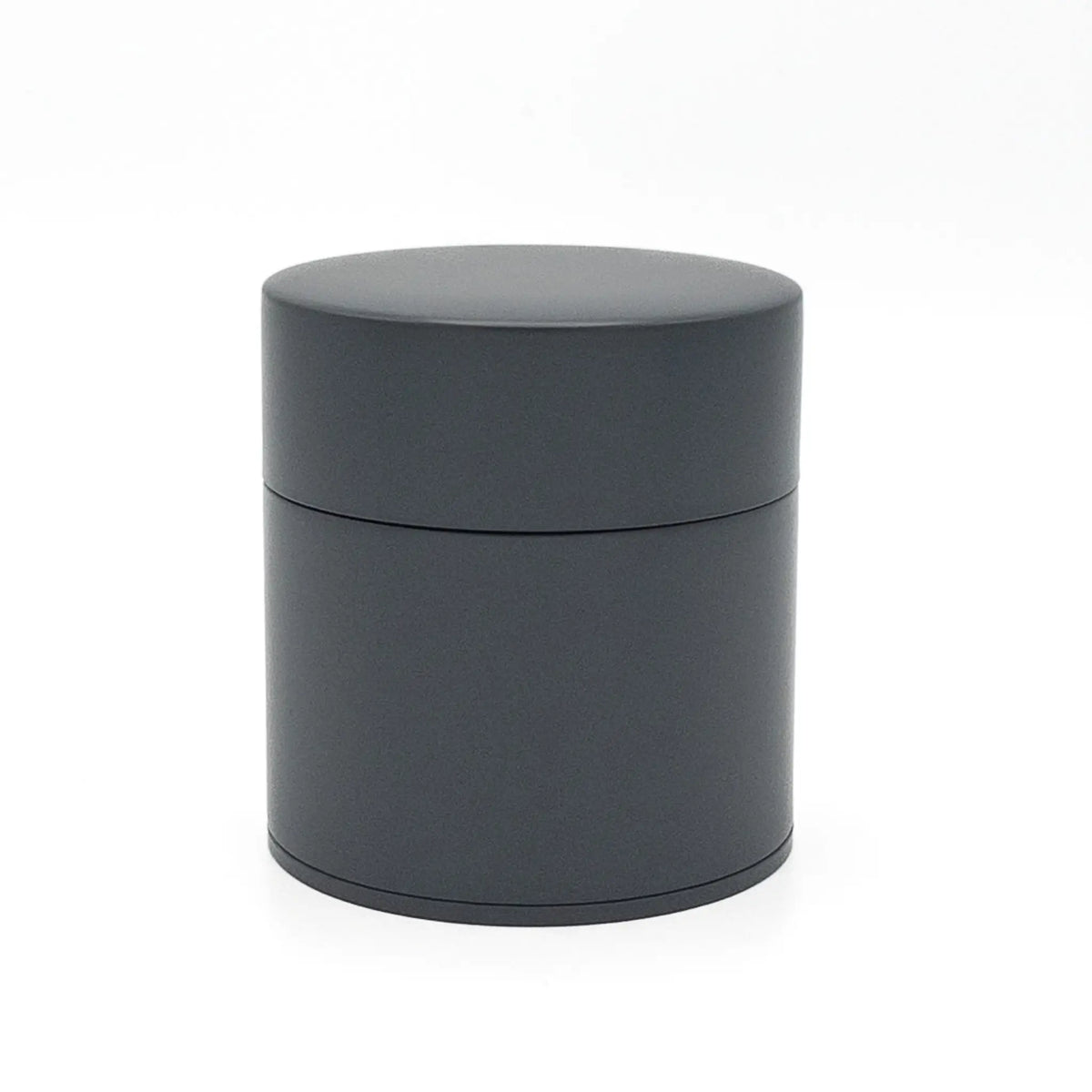 SALIU tea canister in light black tinplate with lid, 100g size