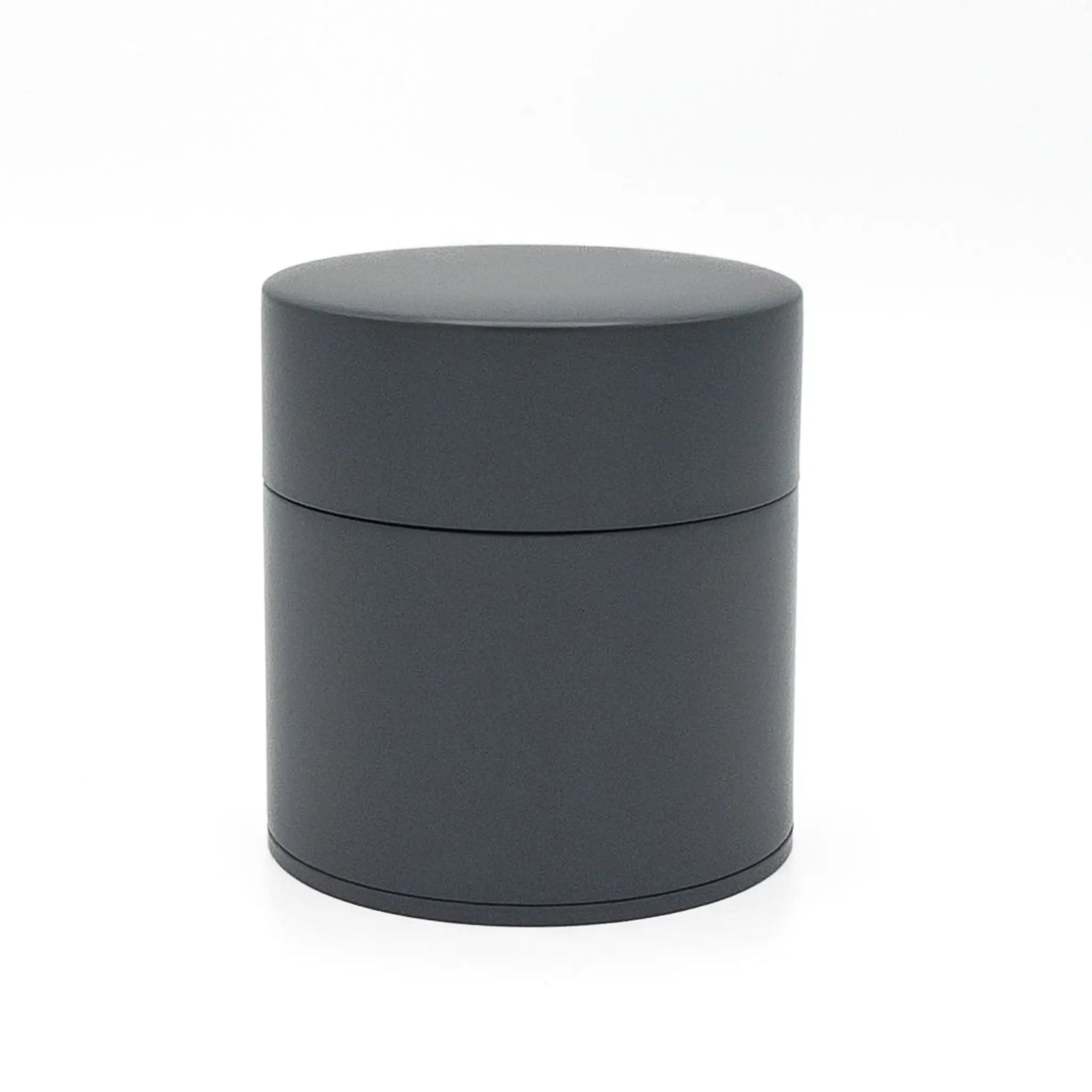 SALIU tea canister in light black tinplate with lid, 100g size
