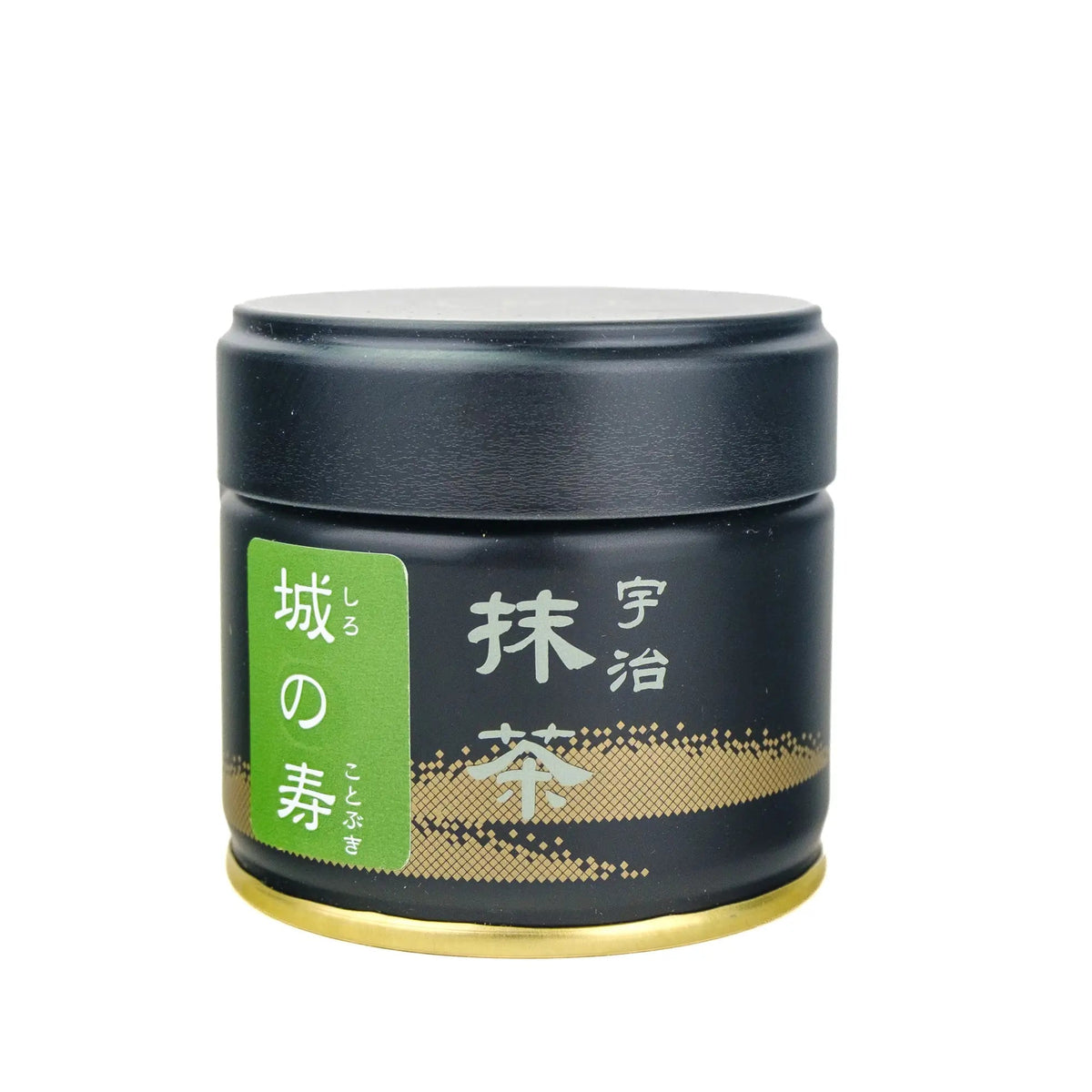 Hekisuien Shiro no Kotobuki matcha 30g can, front label