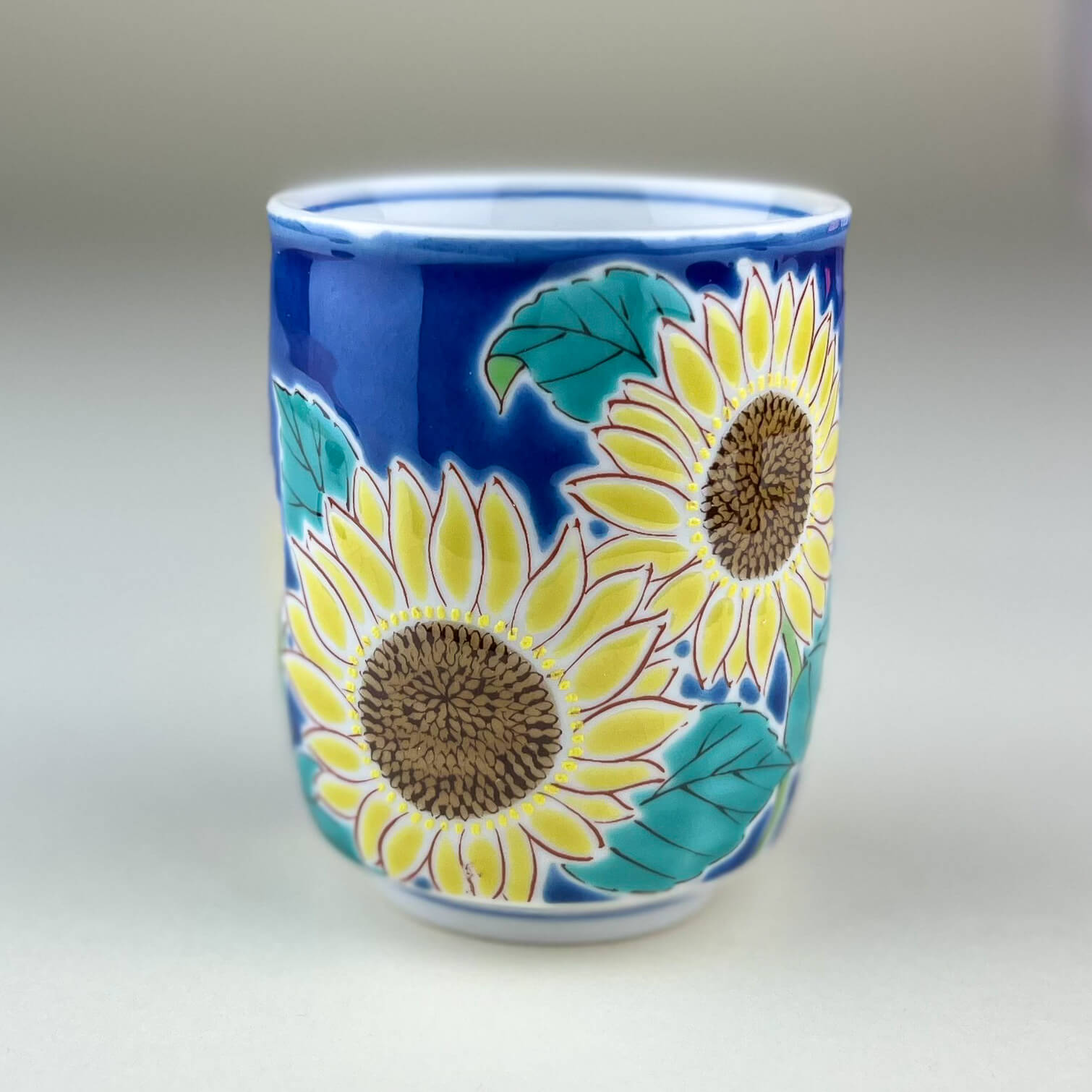 Sunflower Japanese Teacup