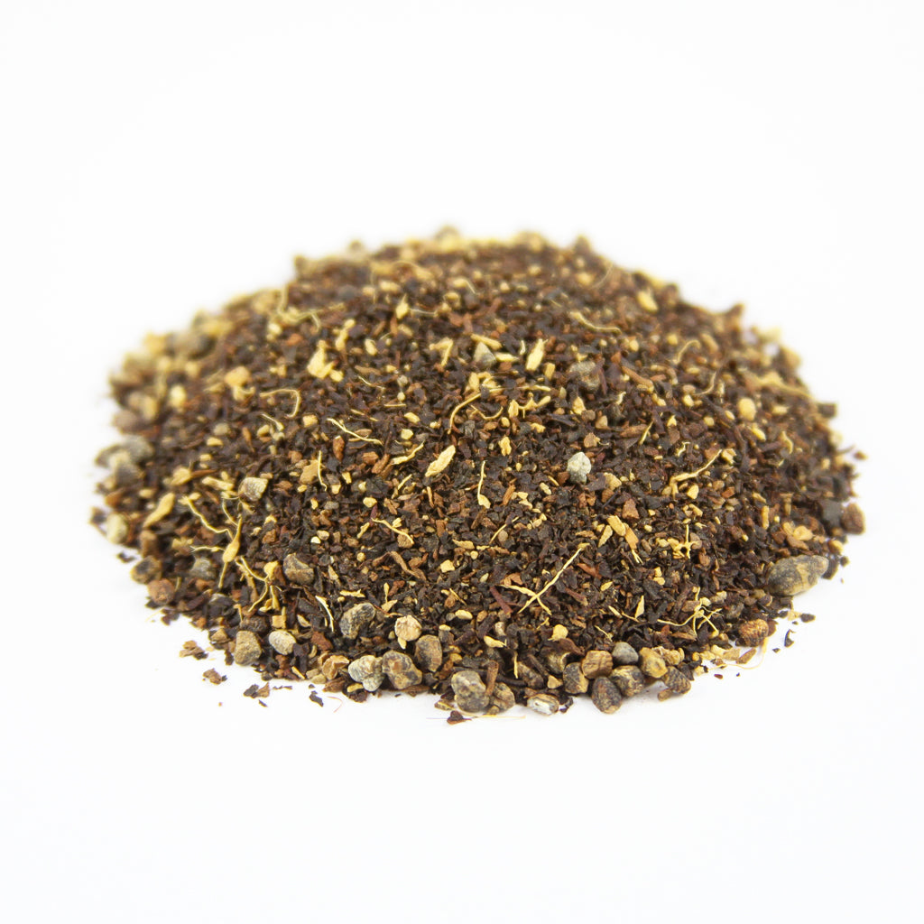 Organic House Chai Black Tea on a white backgound