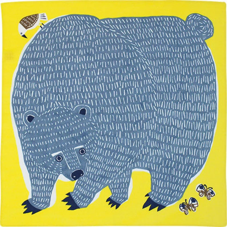 Bear & Bird Tea Towel