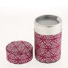 Open Washi Tea Cannister - Fuschia