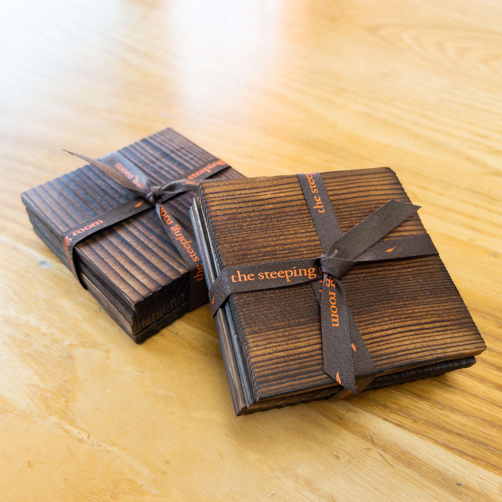 Yakisugi Wood Coasters for Tea